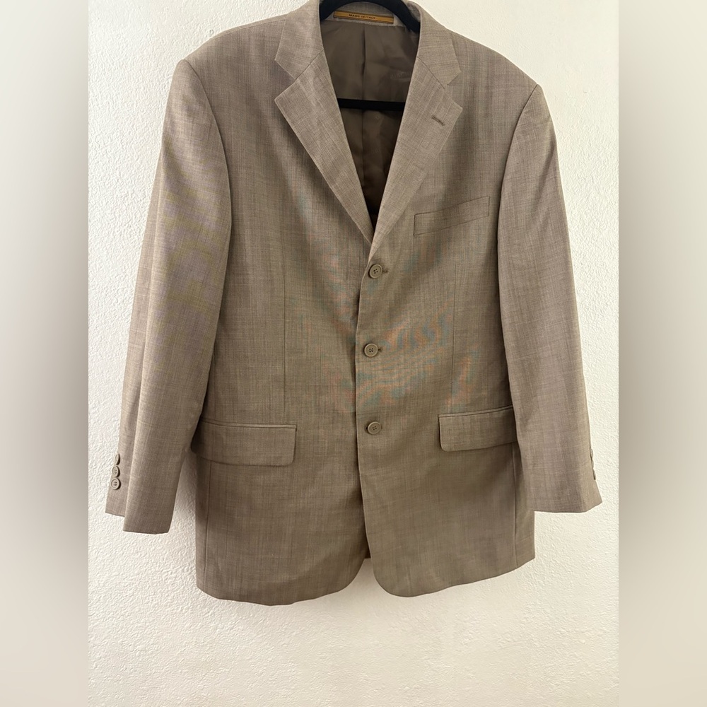 Giorgio by Giorgio Cosani 2 pieces 3 button cashmere wool blend blazer suit 36R